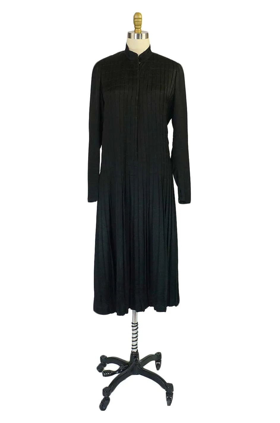 1920s Chanel Attributed Silk Dress