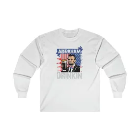 Abraham Drinking Long Sleeve Tee