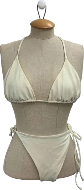 Adanola Cream Classic Bikini Top and Bottoms Set UK XXL