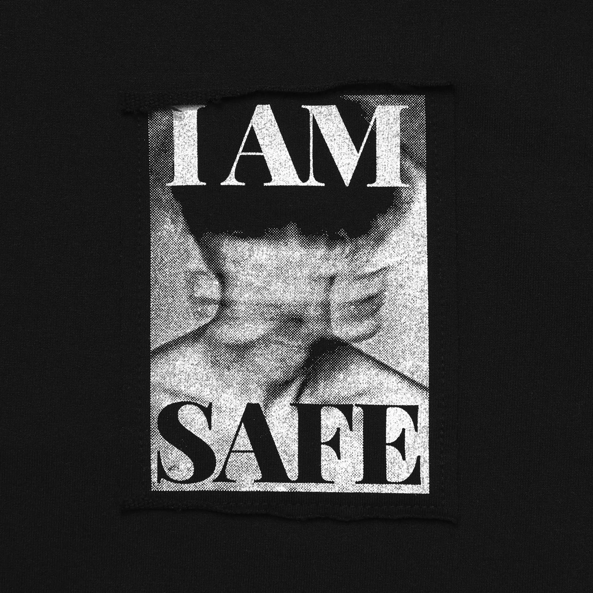 ADD I Am Safe Patch Avantgarde Hoodie Black