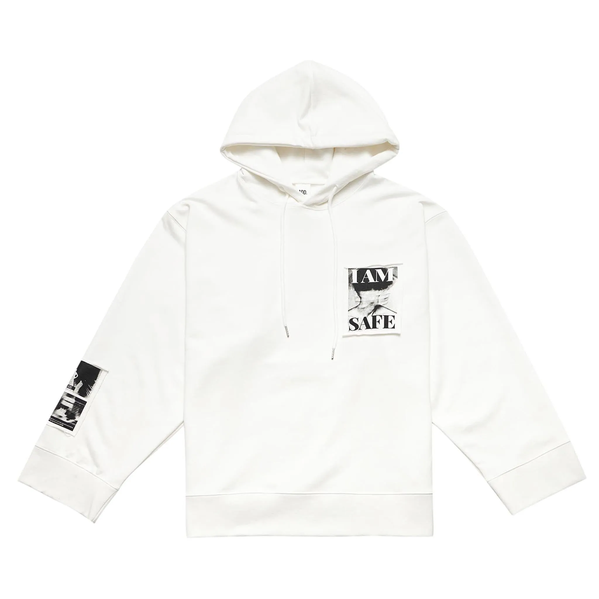 ADD I Am Safe Patch Avantgarde Hoodie Ivory