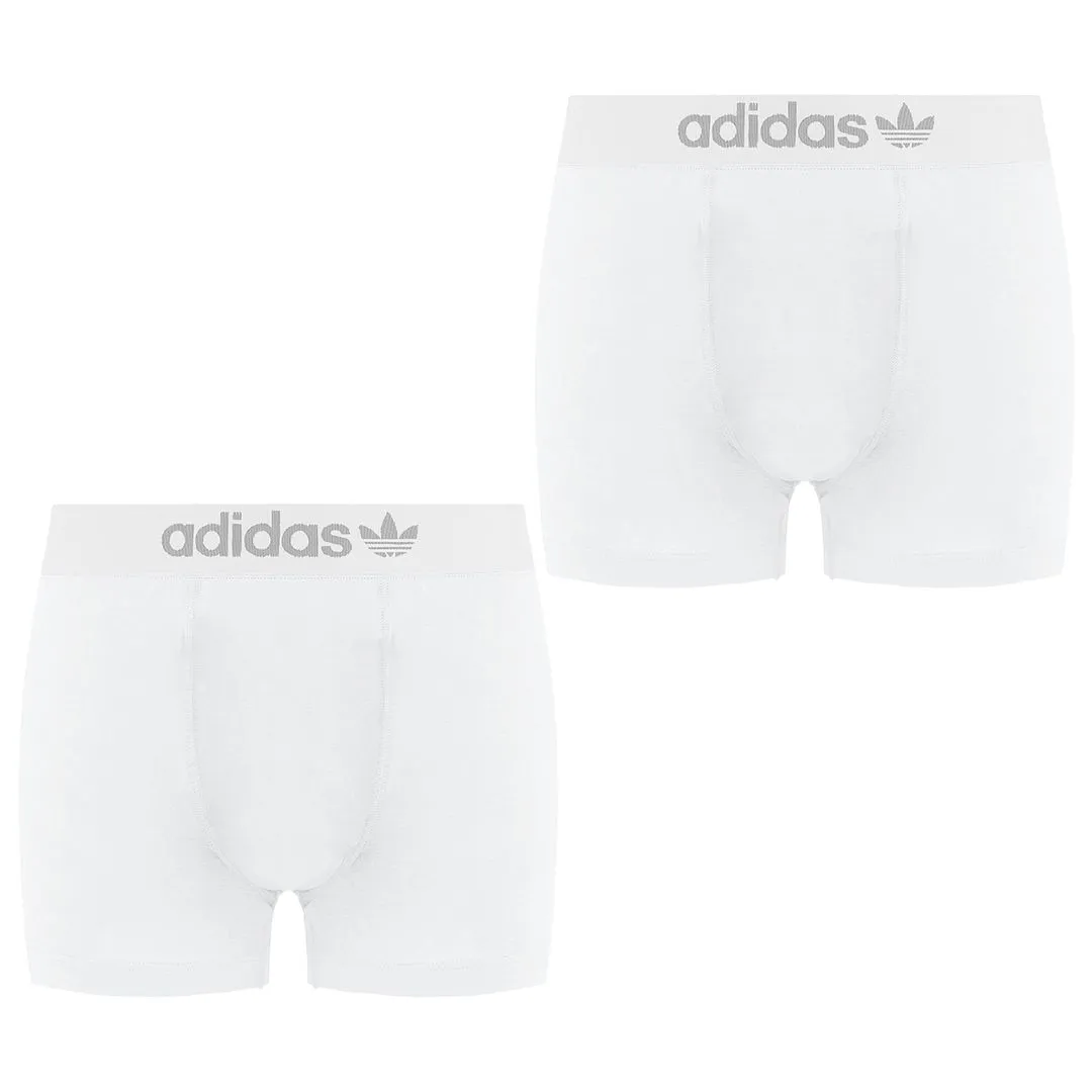 Adidas 2-Pack Comfort Flex Mens White Boxer Shorts