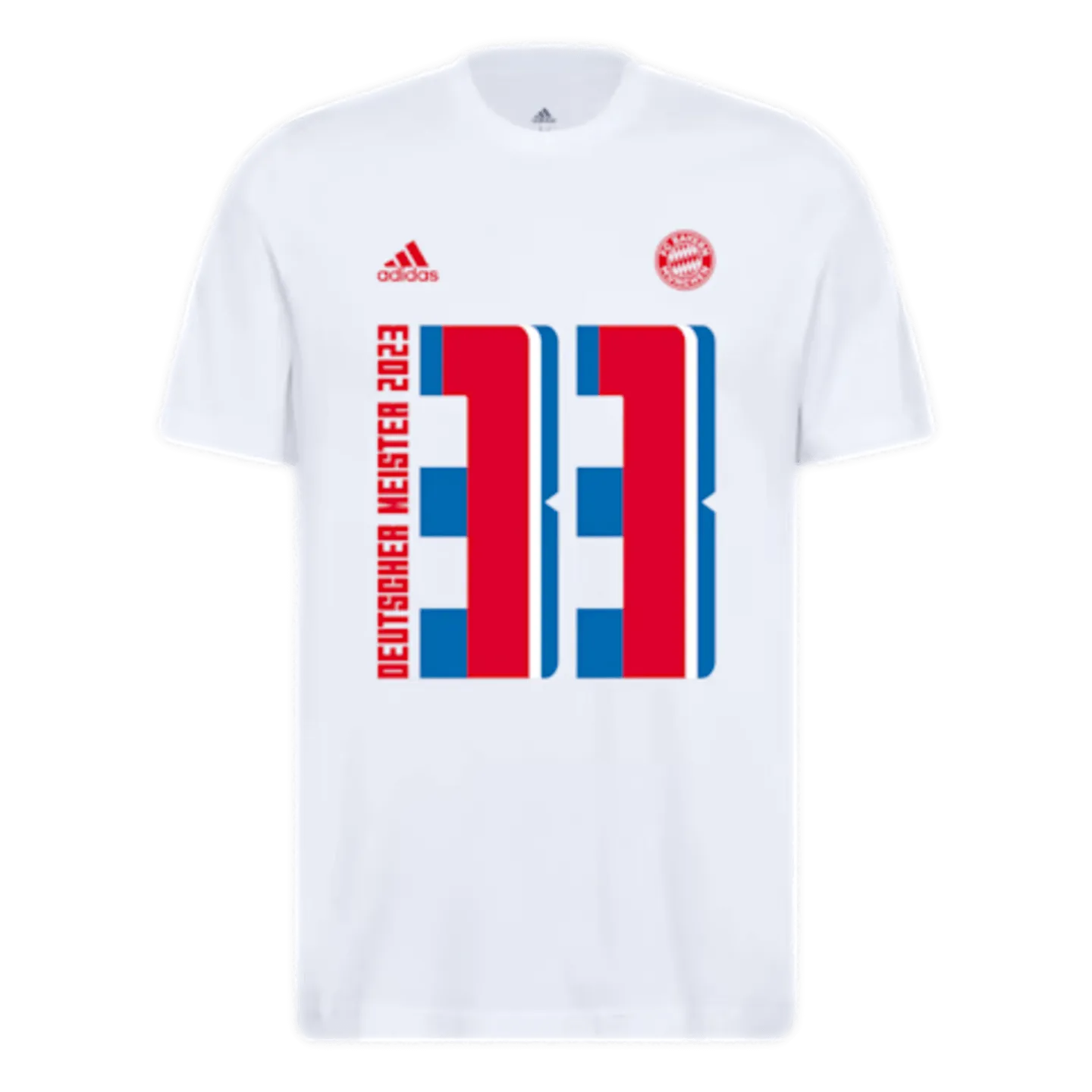 Adidas Bayern Munich 2023 Bundesliga Champions Tee