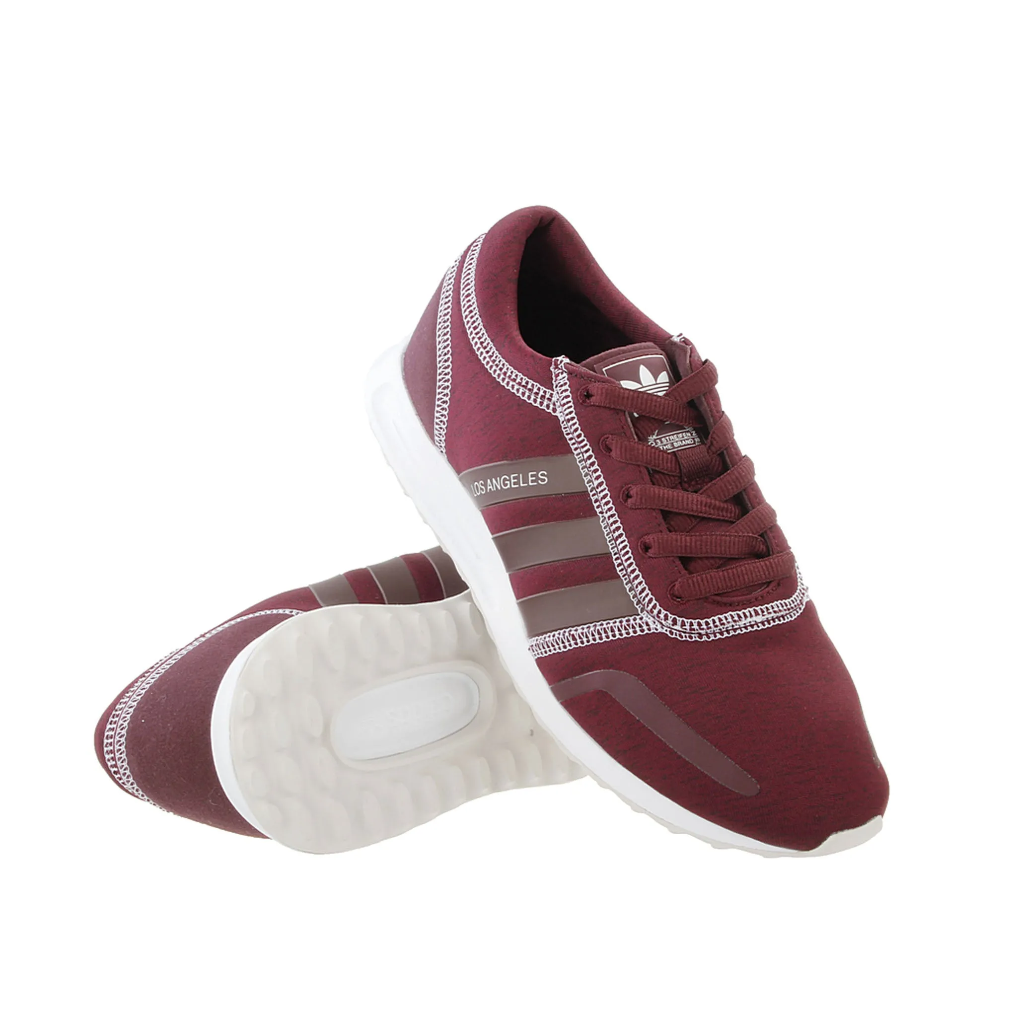 Adidas Los Angeles Womens Burgundy Trainers