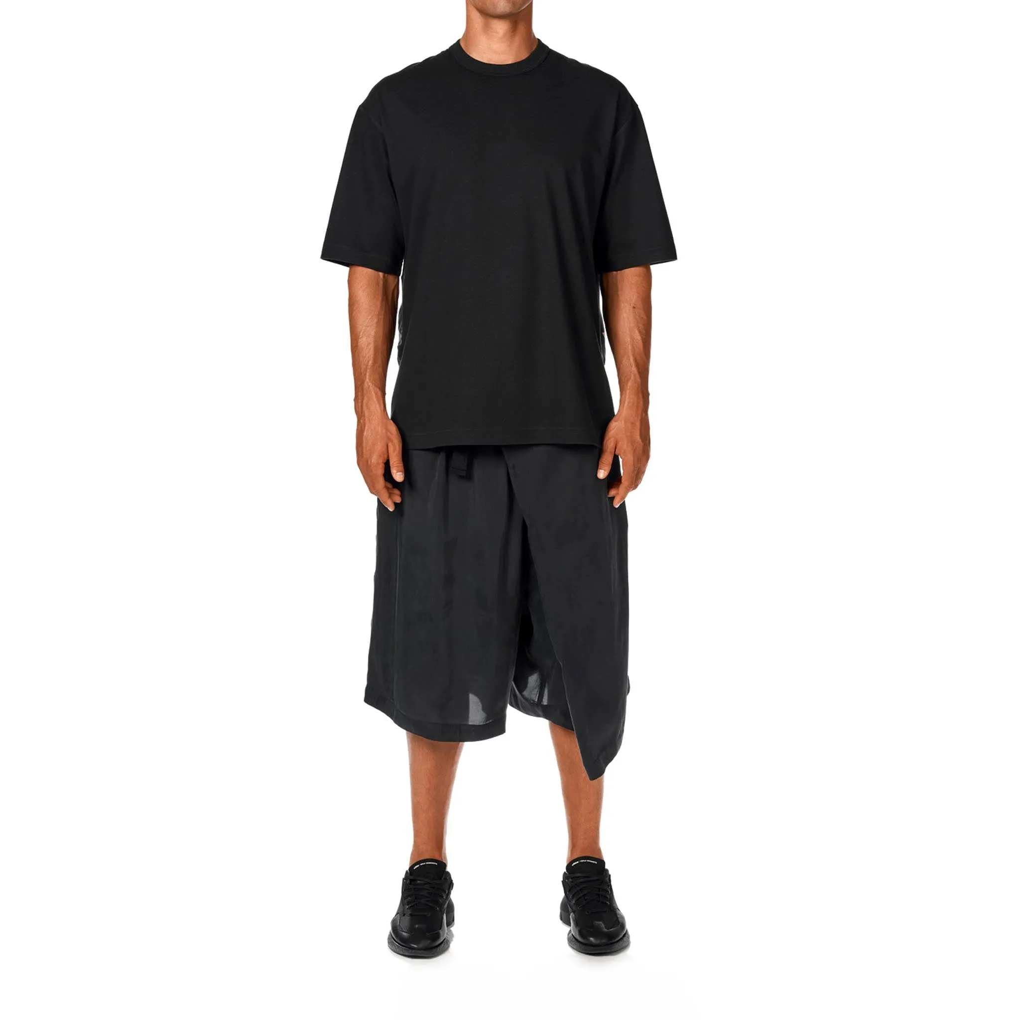 ADIDAS Y-3 CH3 Raw Jersey GFX SS Tee Logo Black