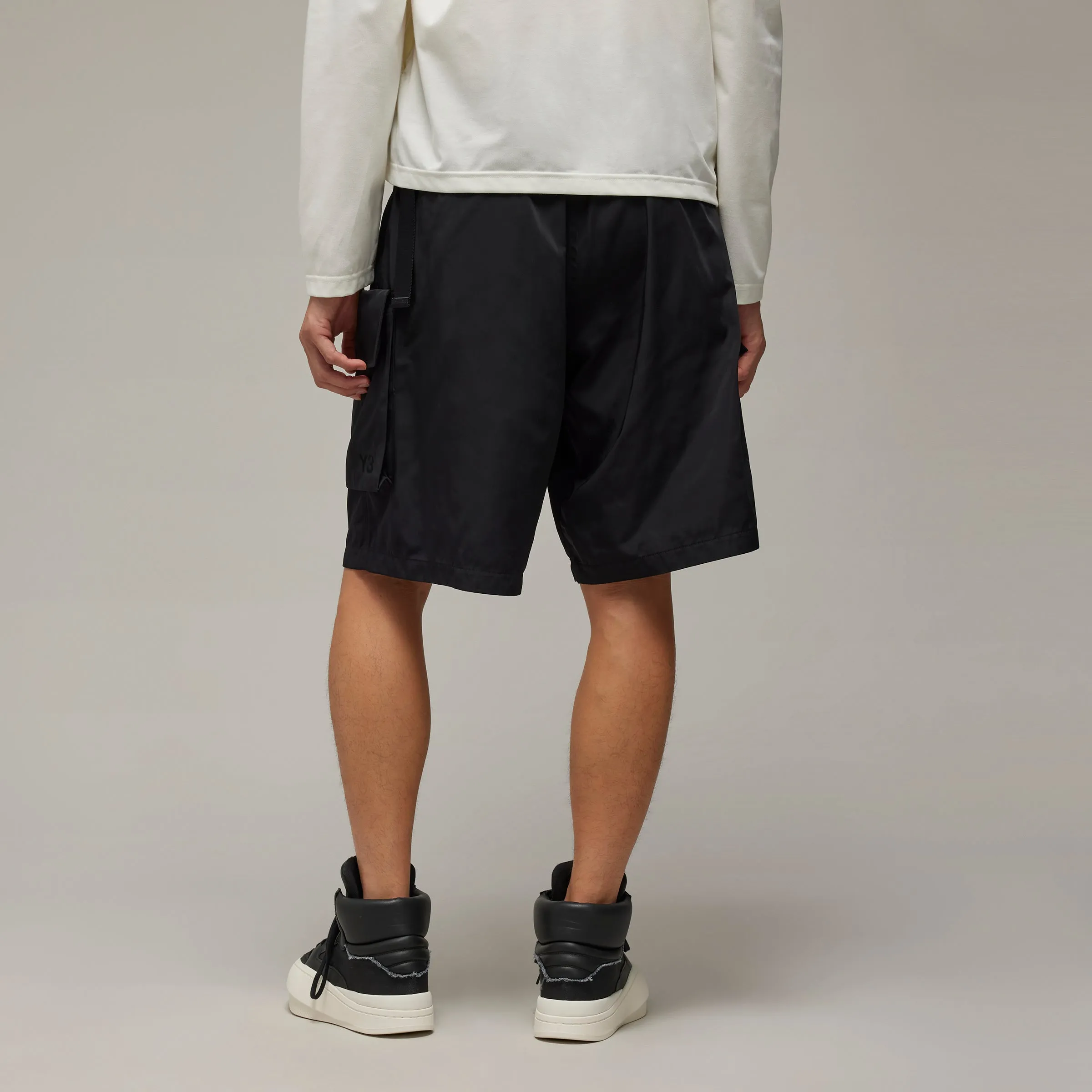 ADIDAS Y-3 Nylon Twill Short Black