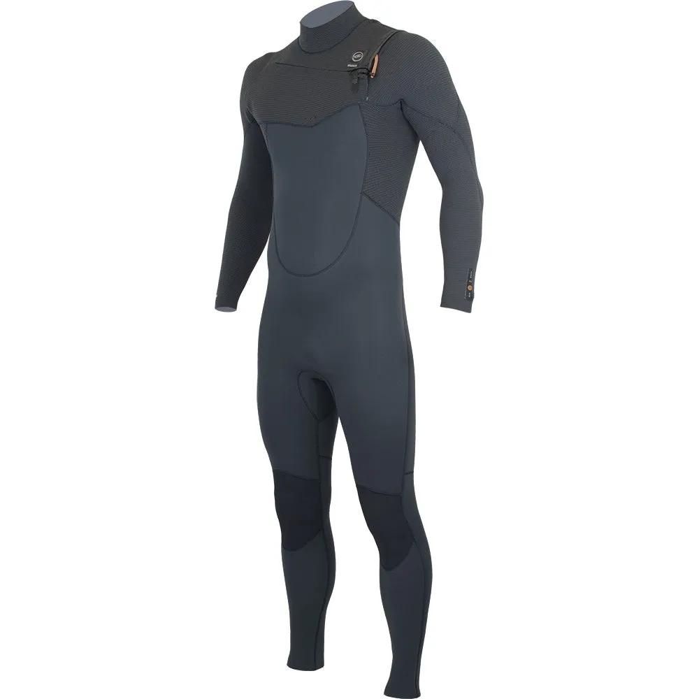 Alder Pyro FX Mens 4/3mm Chest Zip Wetsuit - Black