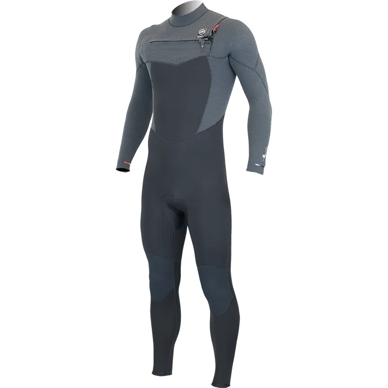 Alder Torch FX Mens 4/3mm Chest Zip Wetsuit - Black