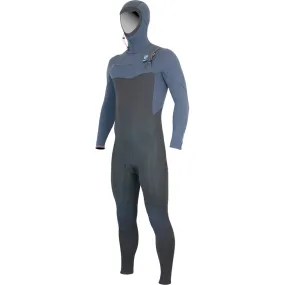 Alder Torch FX Mens 5/4mm Chest Zip Hooded Wetsuit - Blue