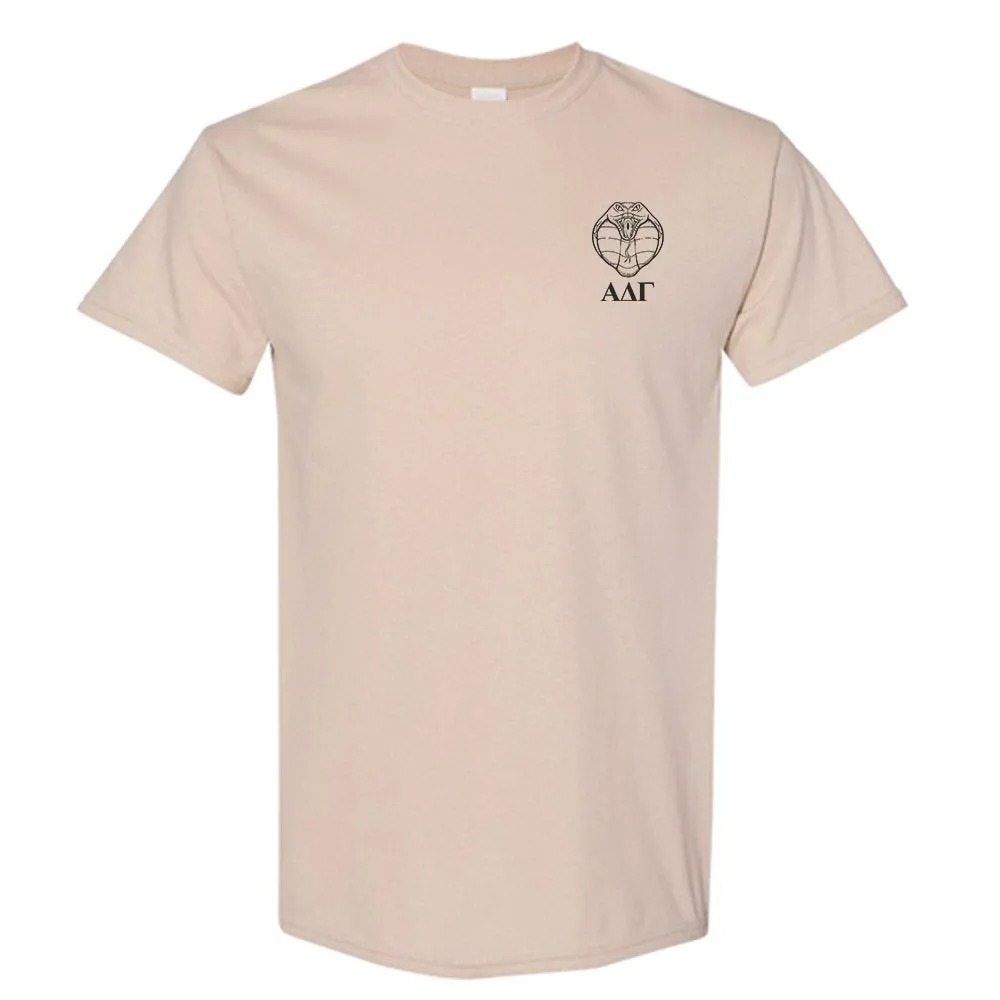 Alpha Delta Gamma Skulls & Snakes T-Shirt