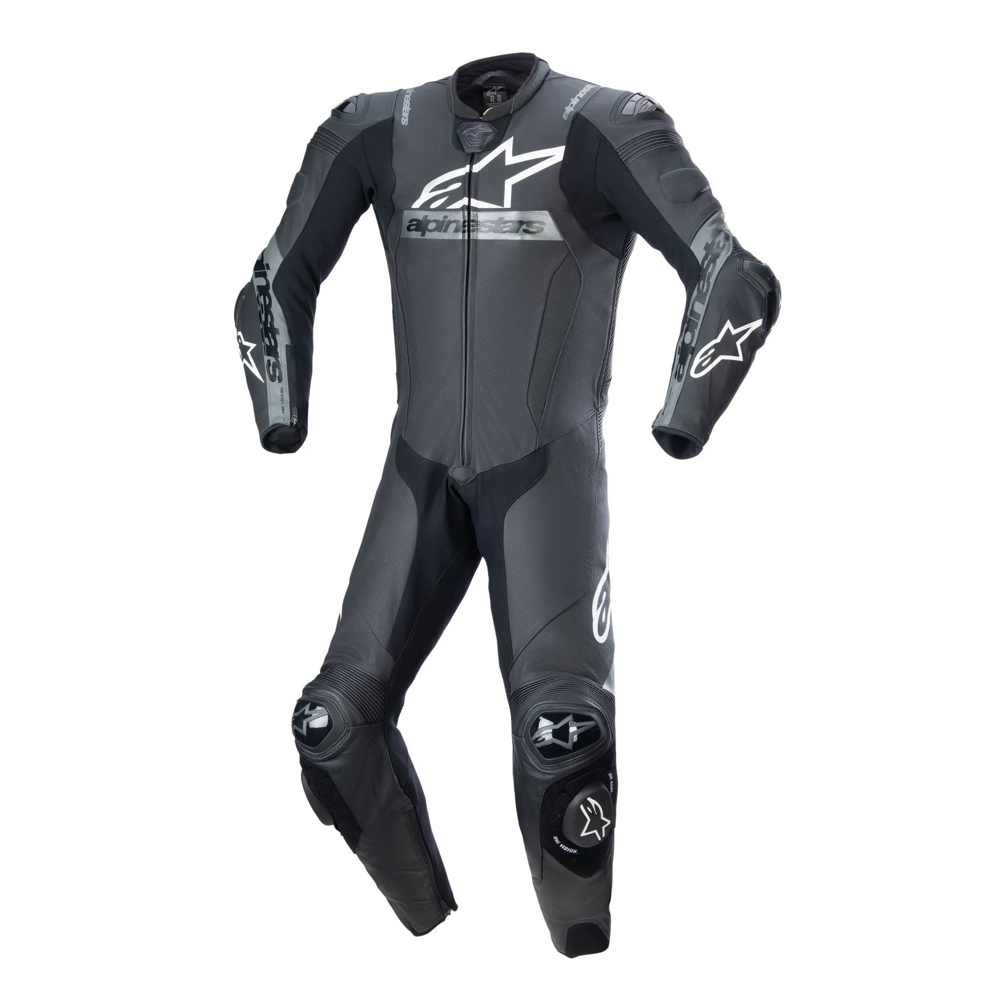 Alpinestars Missile V2 Leather Suit 1 Pc Black White