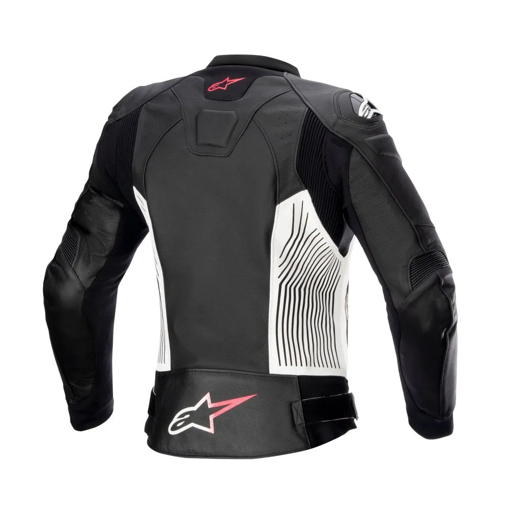 Alpinestars Stella Gp Plus V4 Leather Jacket Black/W/Diva Pink