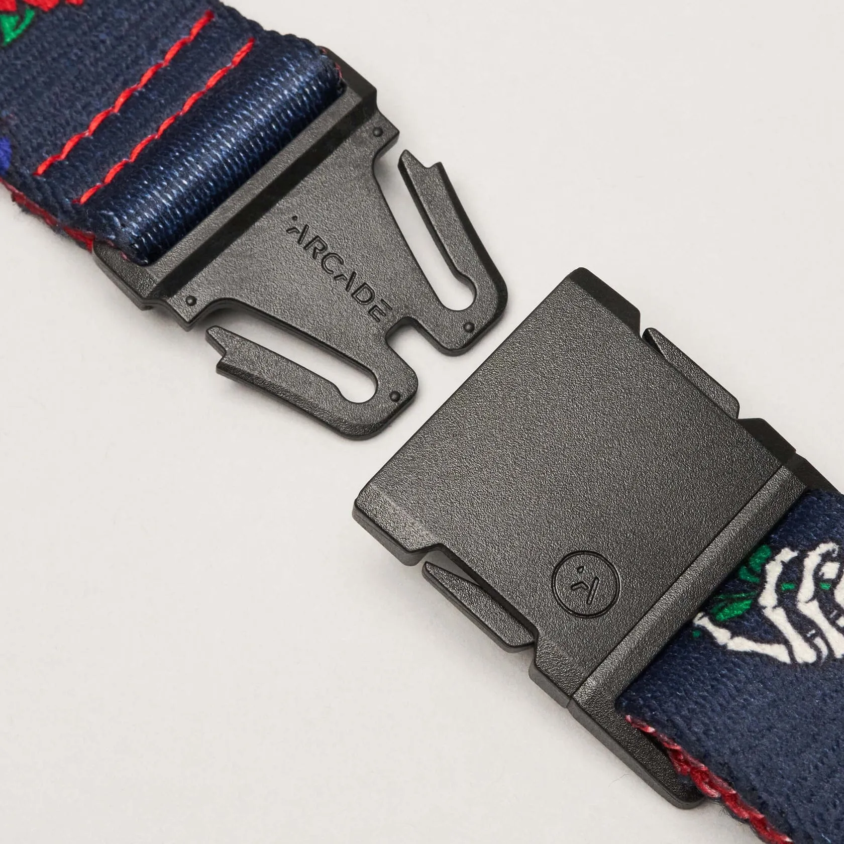 ARCADE Grateful Dead Slim Stretch Belt Bertha Bear Navy