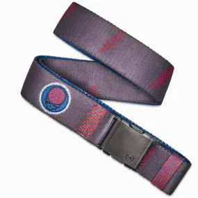 ARCADE Grateful Dead Stretch Belt We Are Everywhere Charcoal