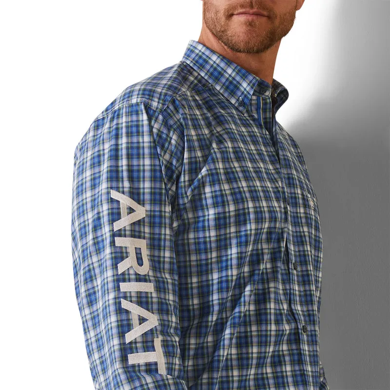 'Ariat' Men's Pro Series Team Samson Classic Fit Button Down - Blue