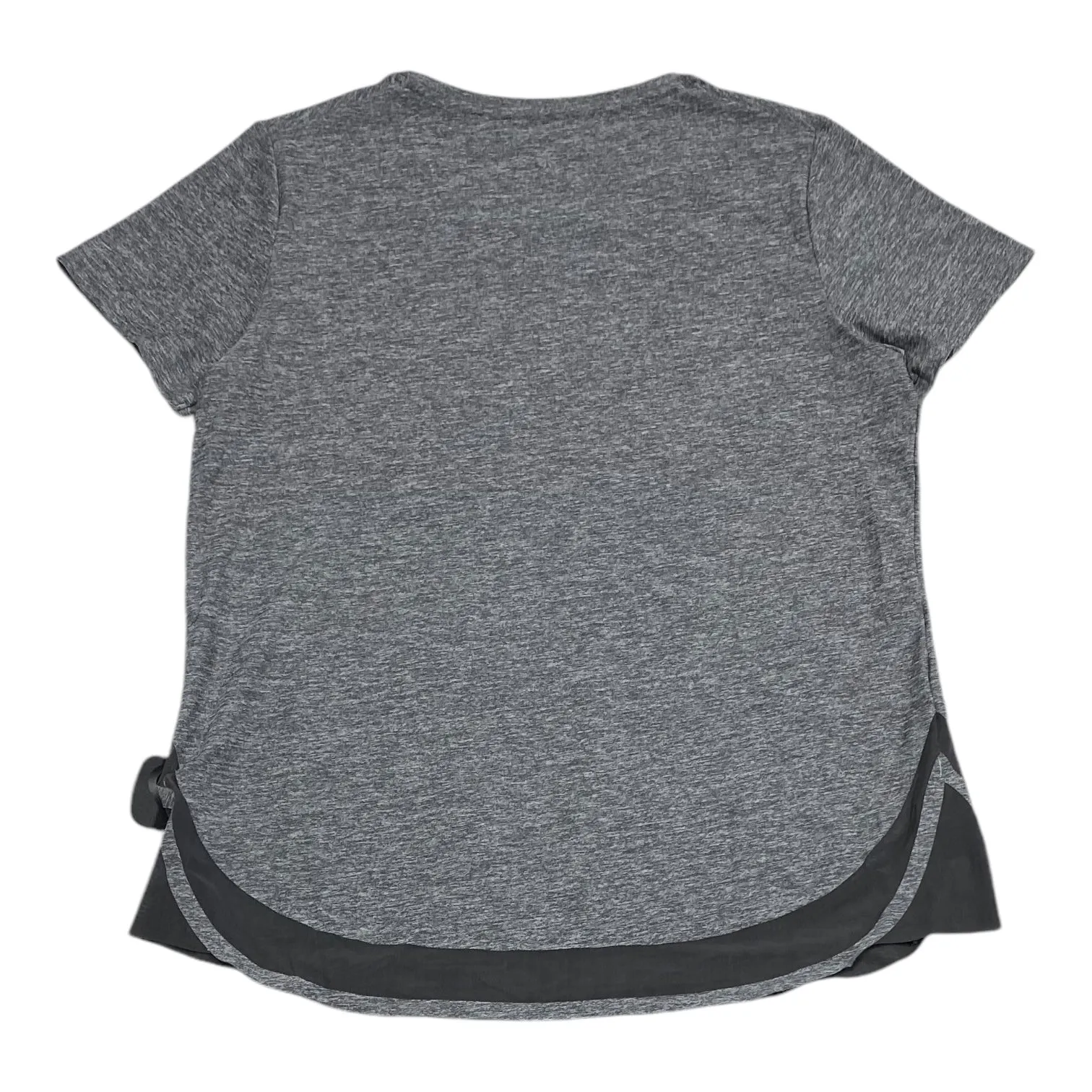 Athletic Top Short Sleeve By Athleta In Grey, Size: M