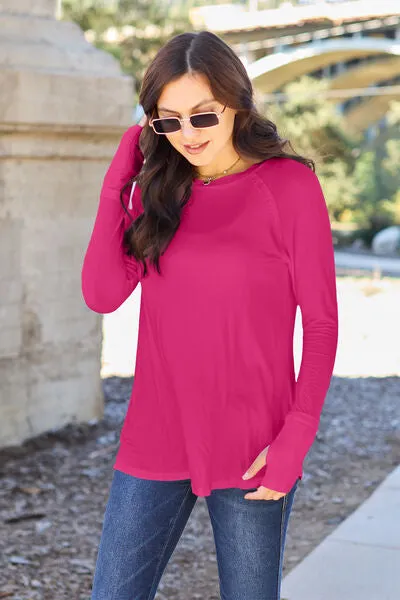 Back To Basics Long Sleeve Thumbhole Tee