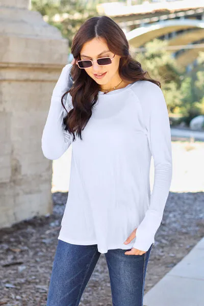 Back To Basics Long Sleeve Thumbhole Tee