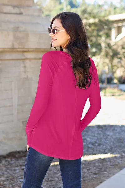 Back To Basics Long Sleeve Thumbhole Tee