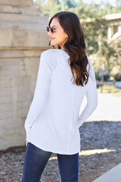 Back To Basics Long Sleeve Thumbhole Tee