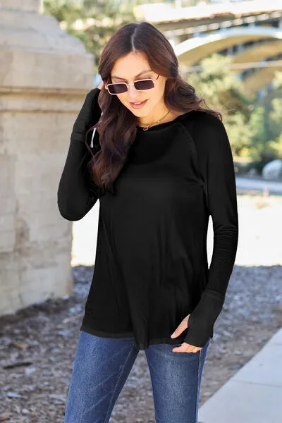 Back To Basics Long Sleeve Thumbhole Tee