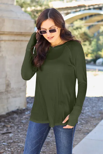 Back To Basics Long Sleeve Thumbhole Tee