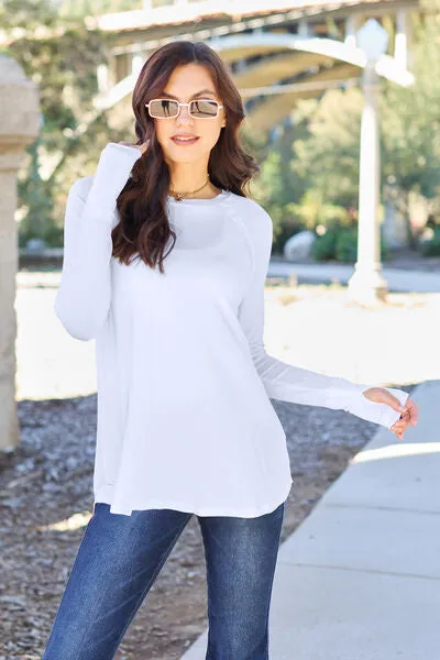 Back To Basics Long Sleeve Thumbhole Tee