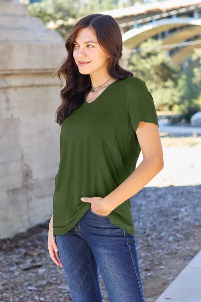 Back To Basics V-Neck Short Sleeve Tee