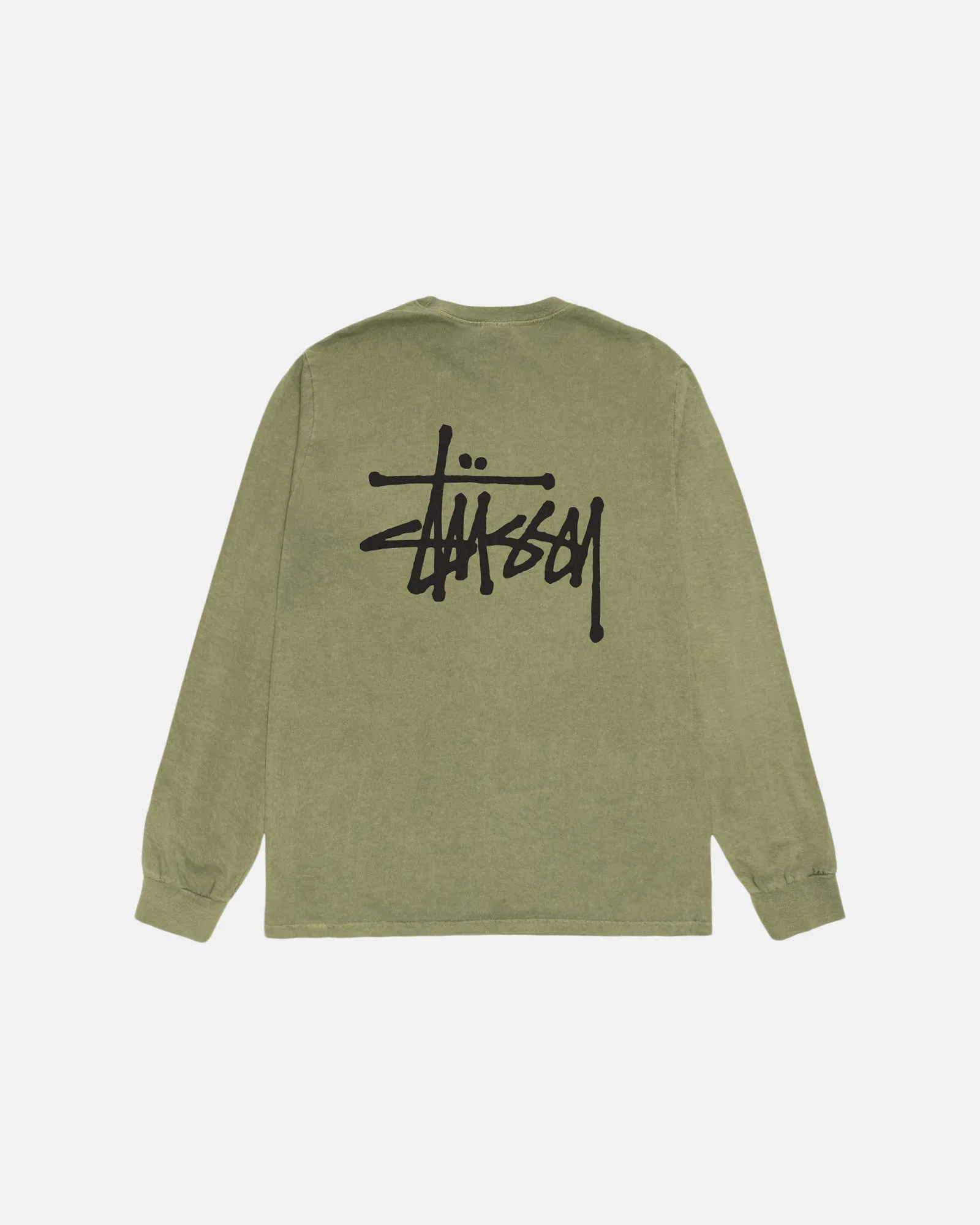 BASIC STÜSSY LS TEE PIGMENT DYED