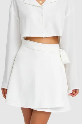 Before You Go Skirt in White