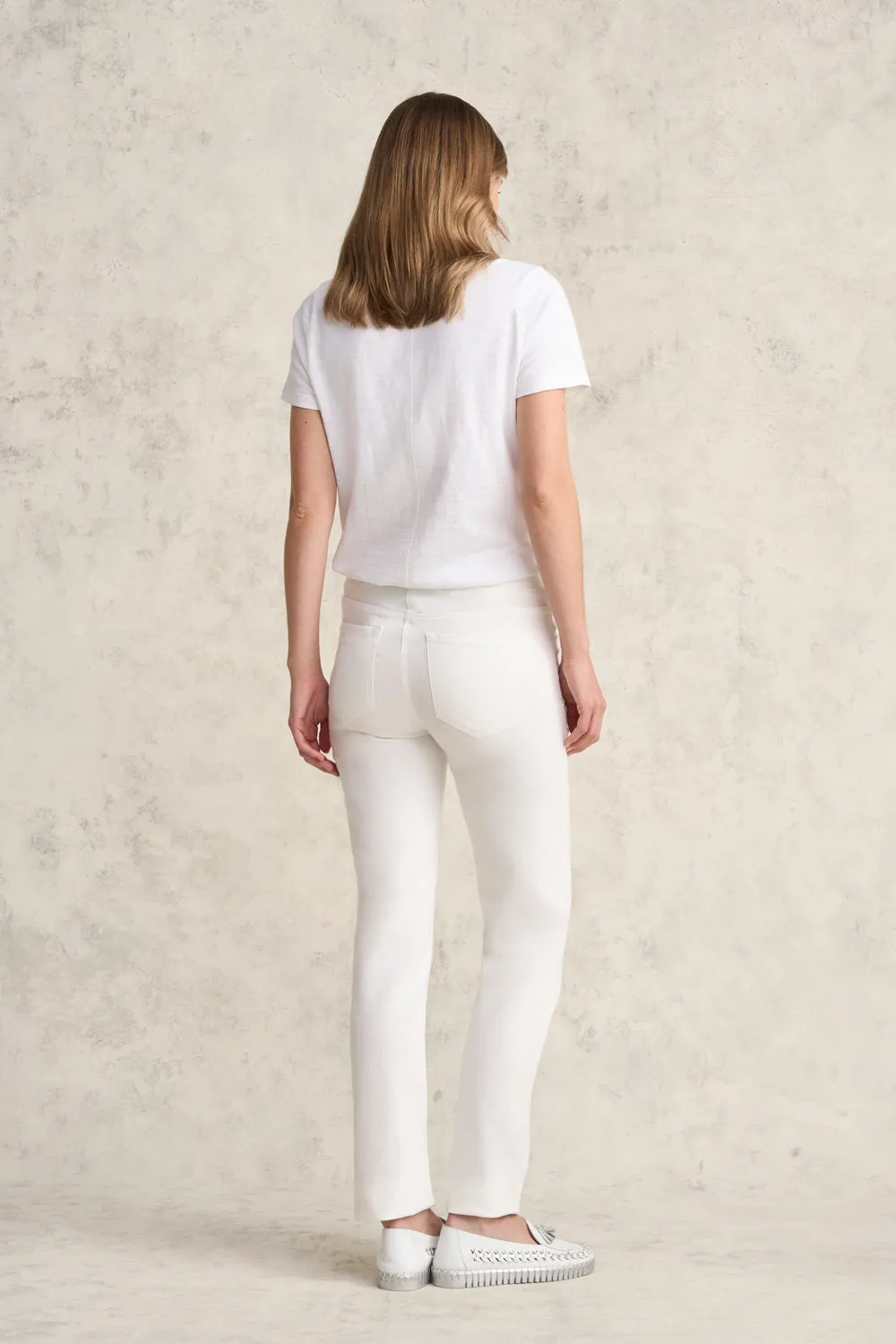 Bengajean Full Length Straight Leg - White