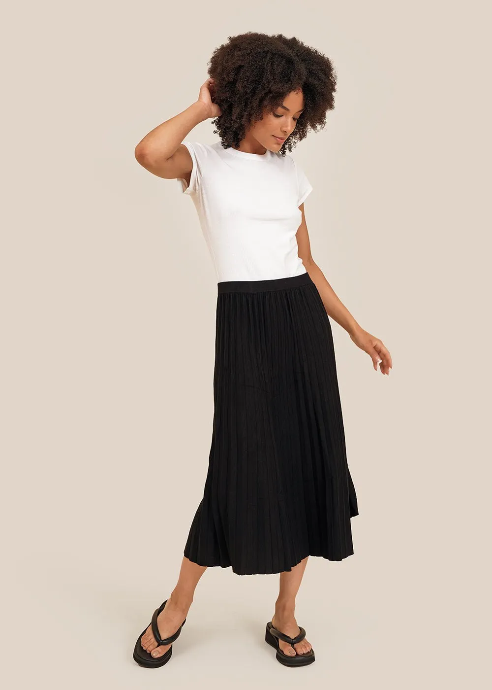 Black Sandra Skirt