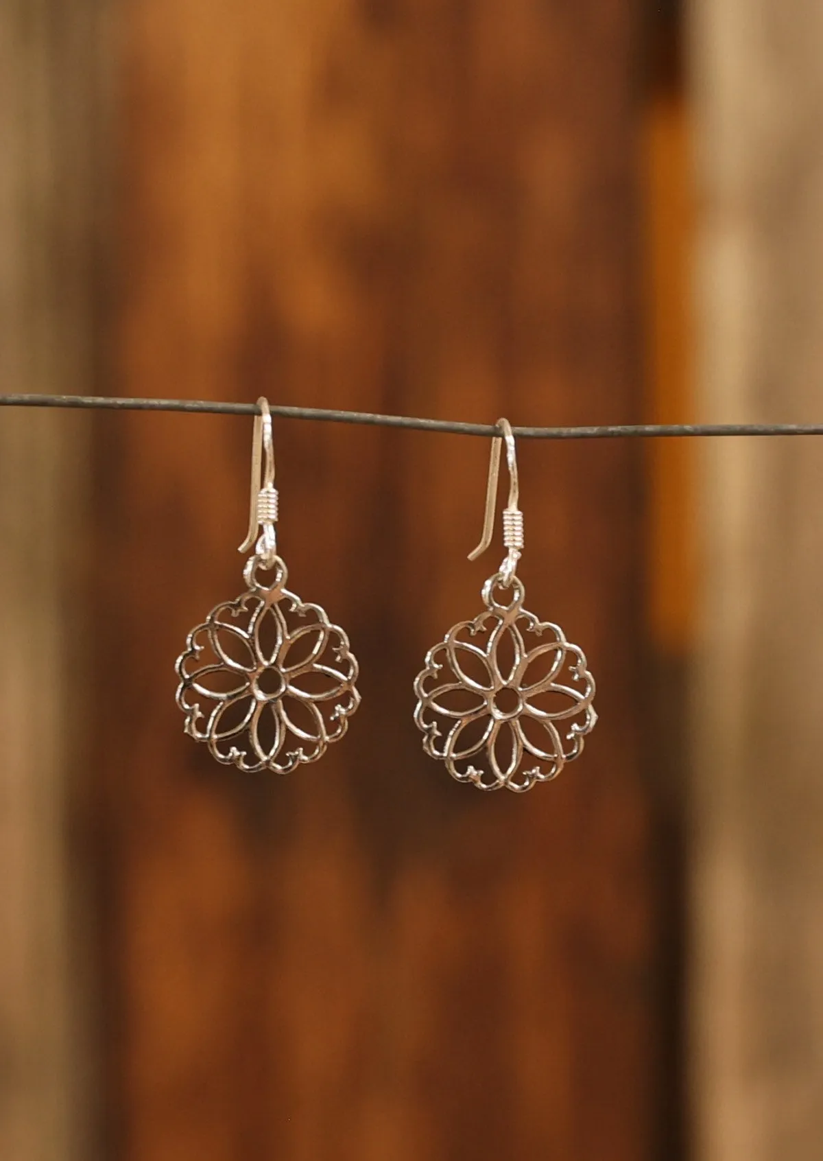 Bloomin Sweet Silver Earrings