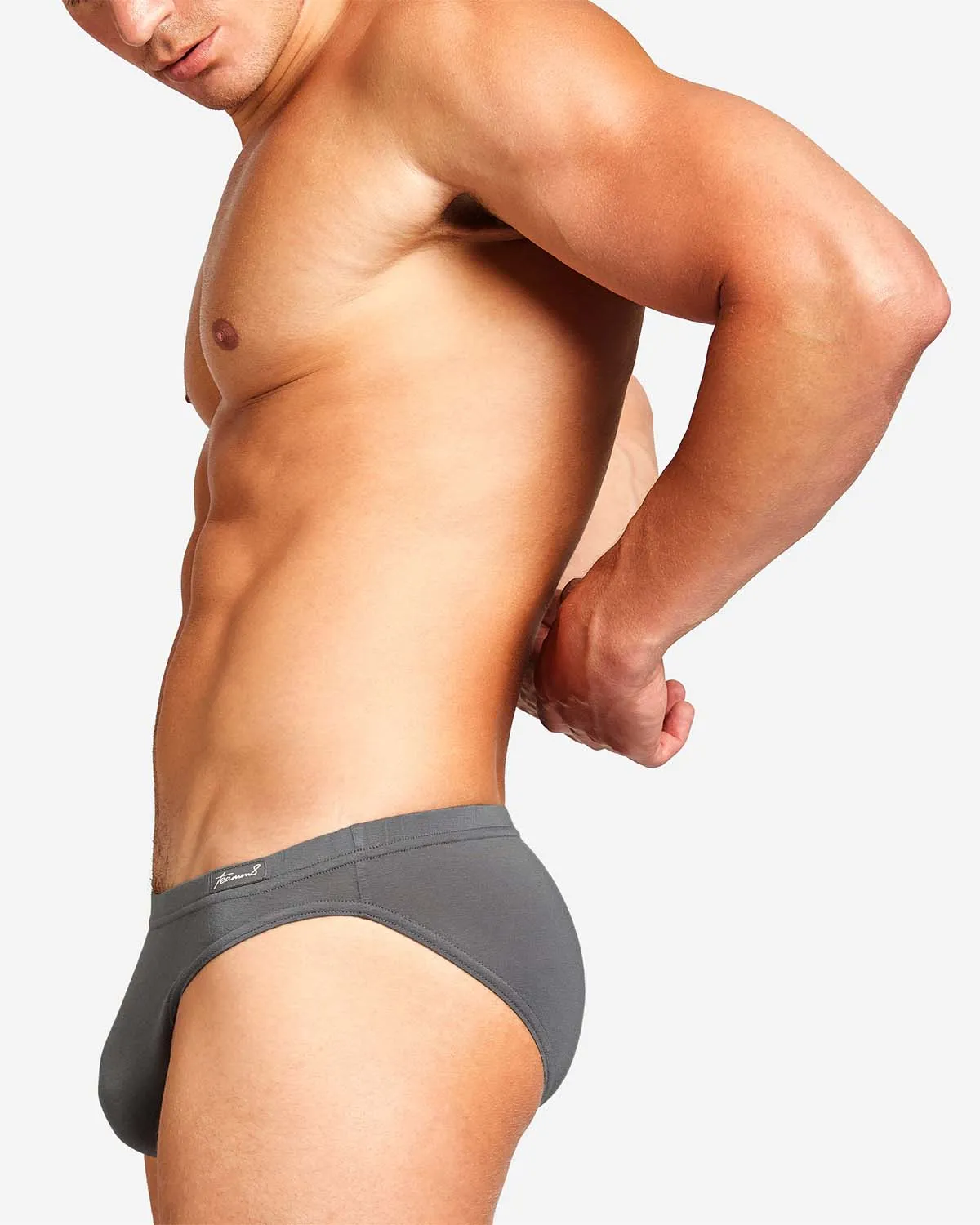 Body Bamboo Bikini Brief - Gunmetal