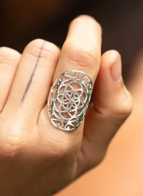 Bohemian Seed of life ring - Wholesale