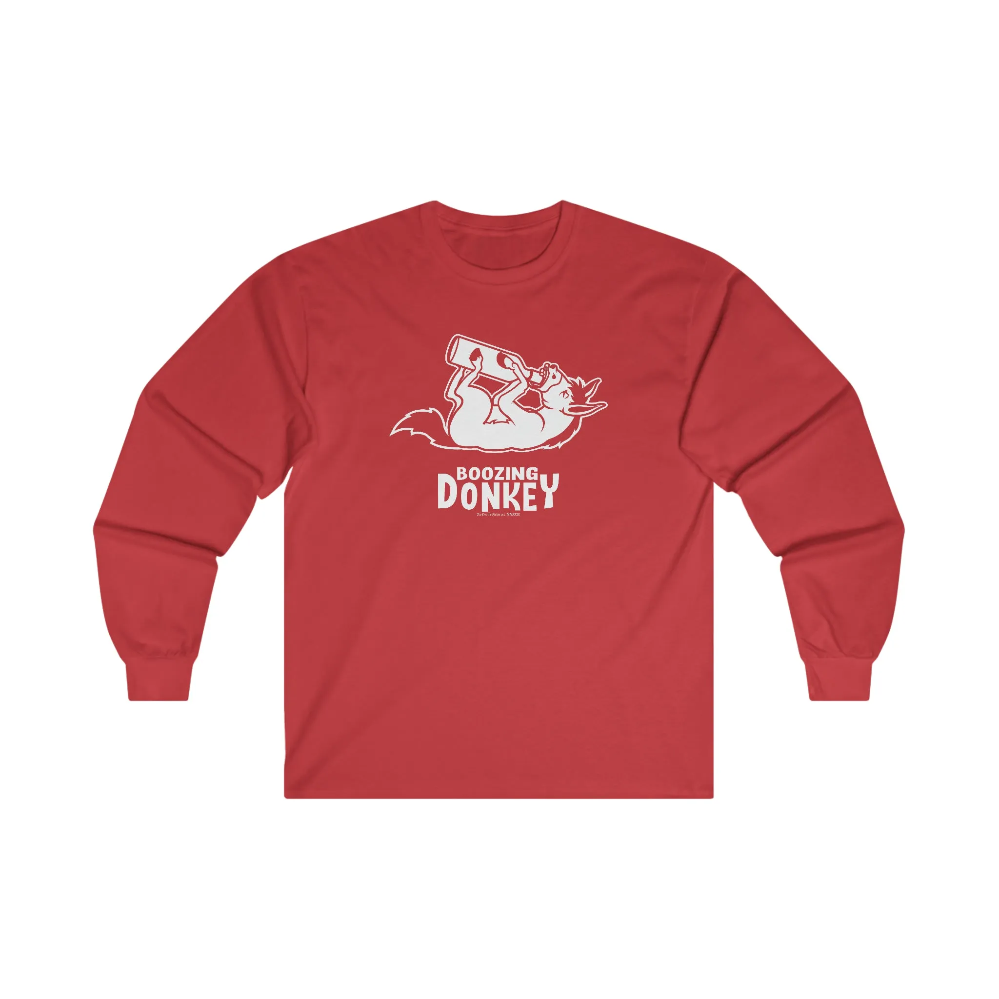 Boozing Donkey Long Sleeve Tee