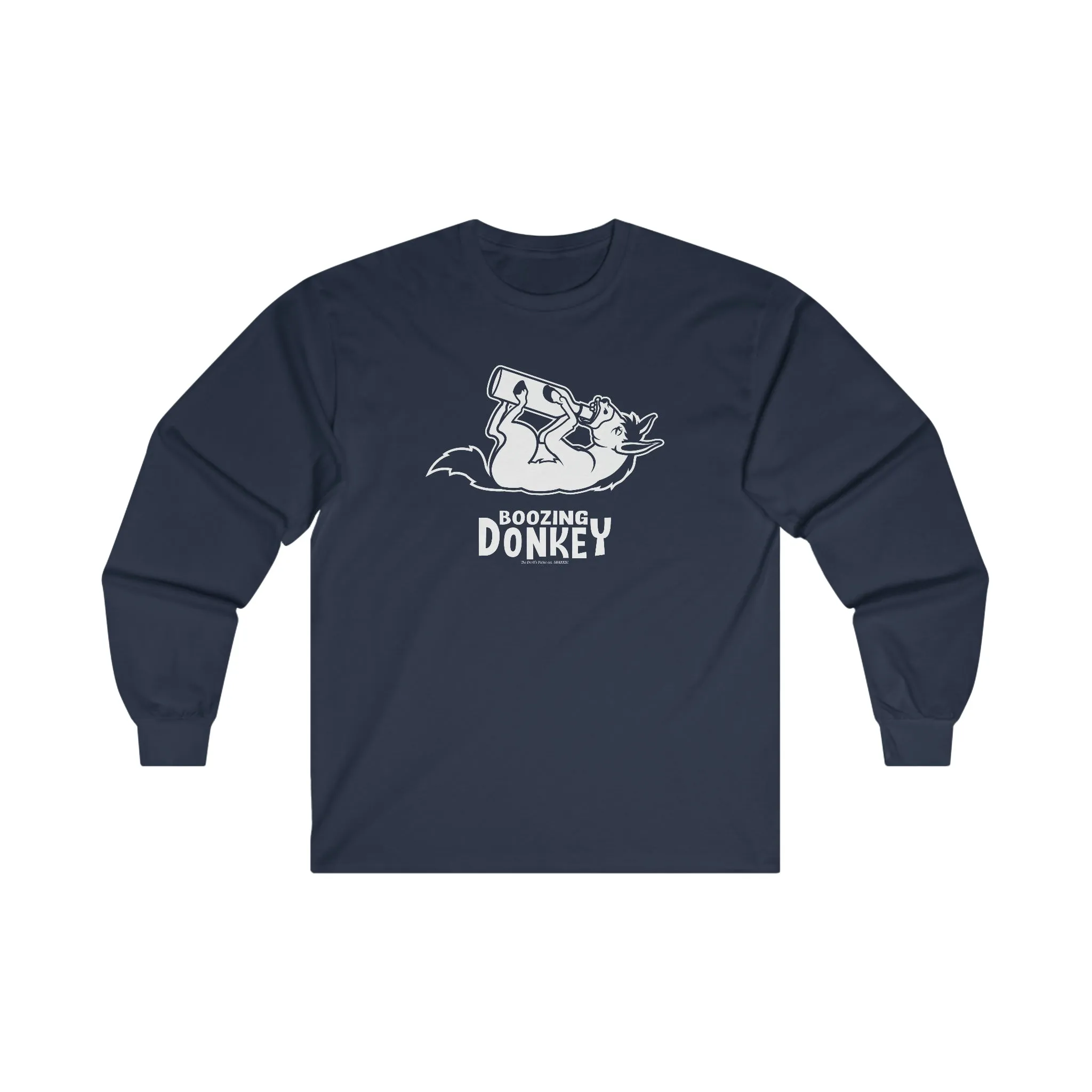 Boozing Donkey Long Sleeve Tee