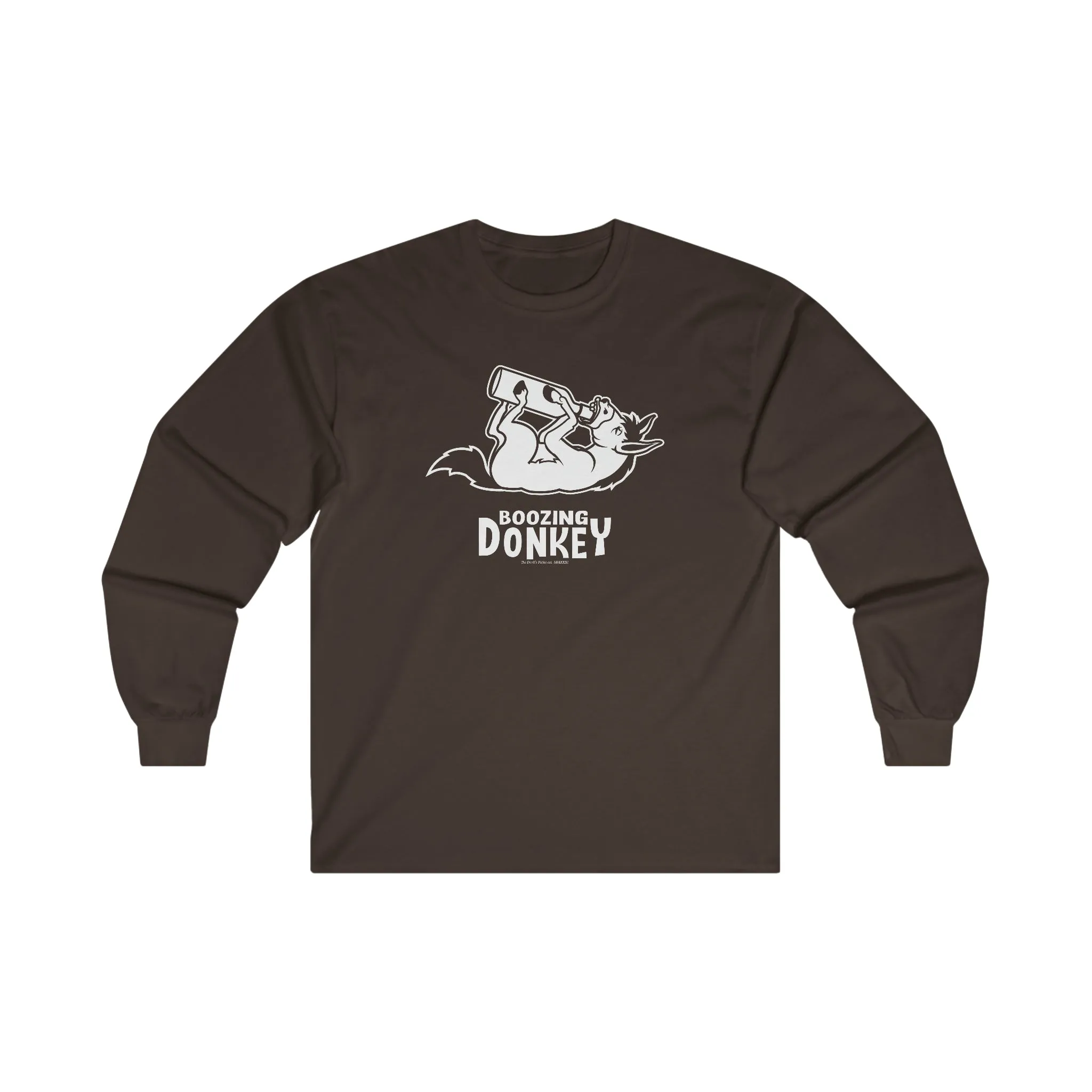 Boozing Donkey Long Sleeve Tee