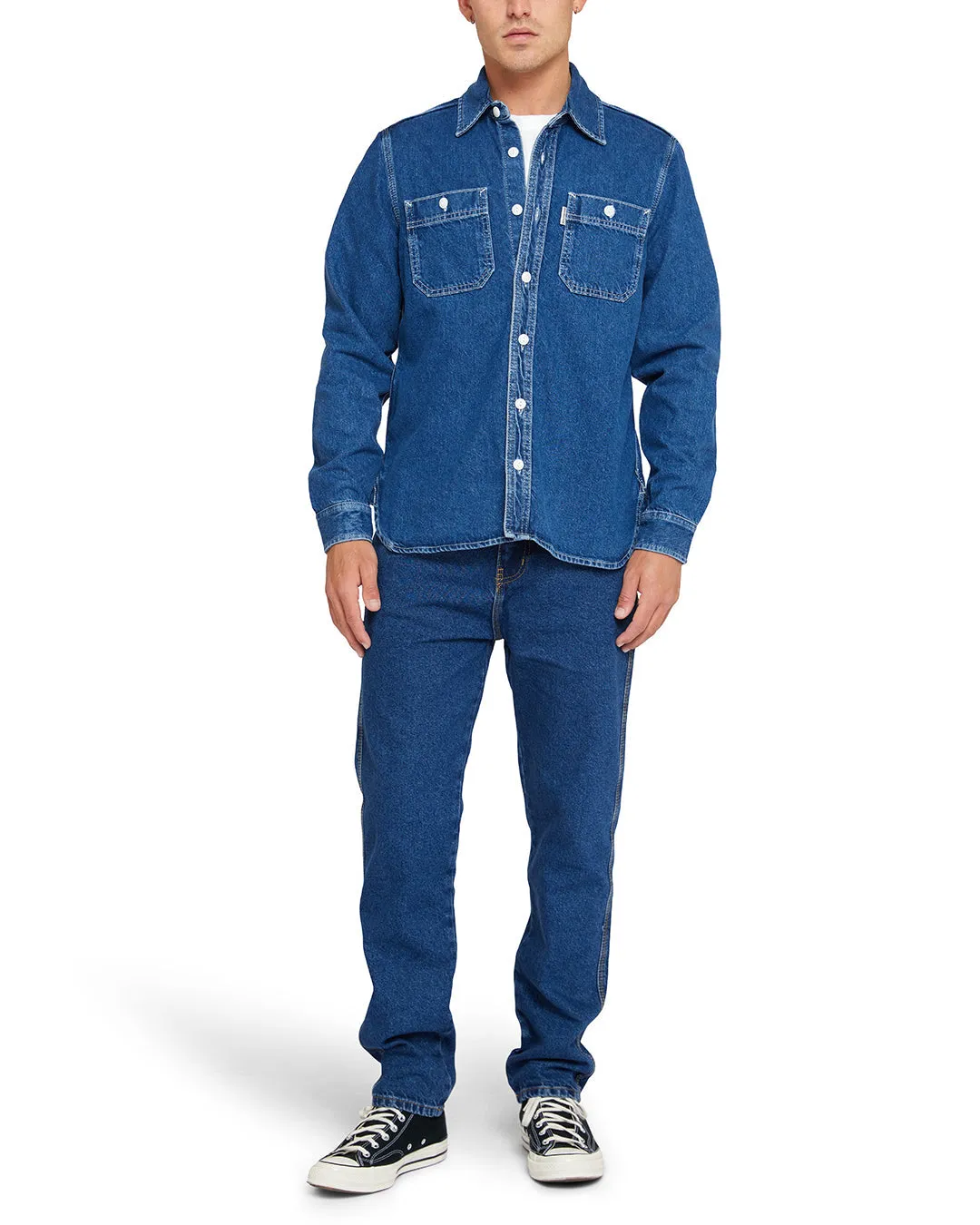 Boston Denim Shirt - Blue Indigo