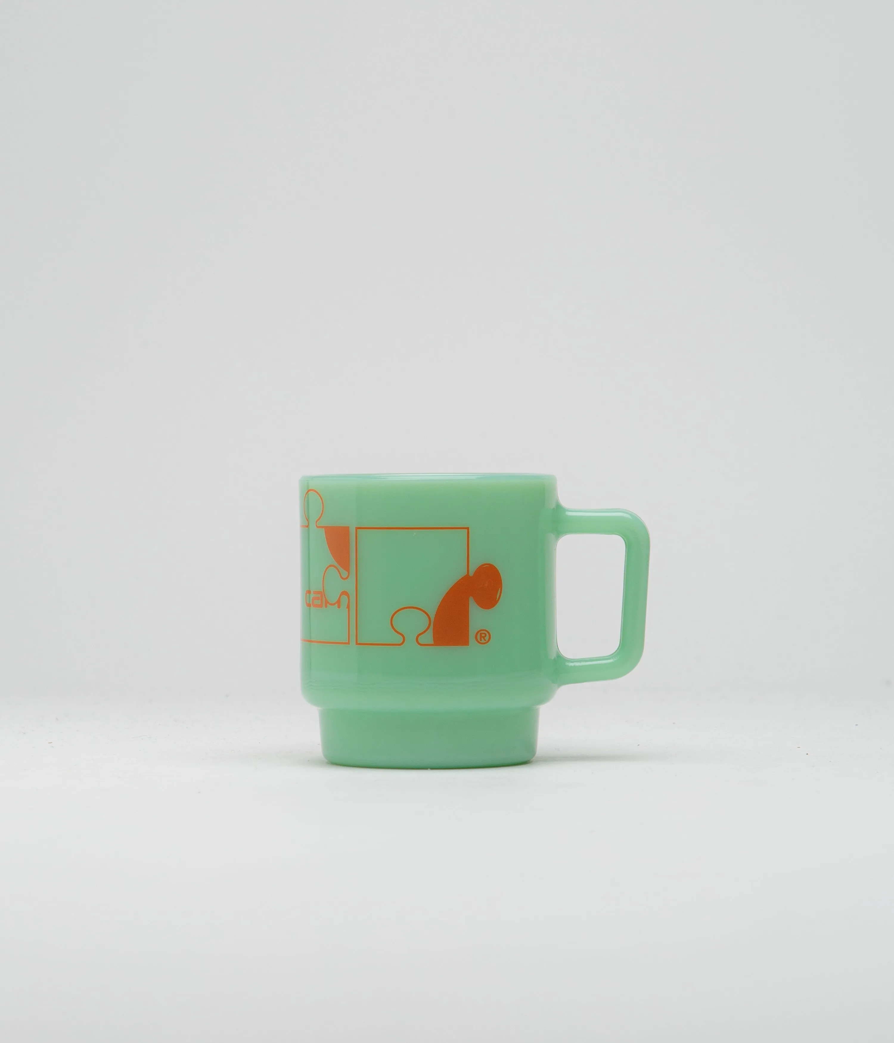 Carhartt Assemble Glass Mug - Jade / Carhartt Orange