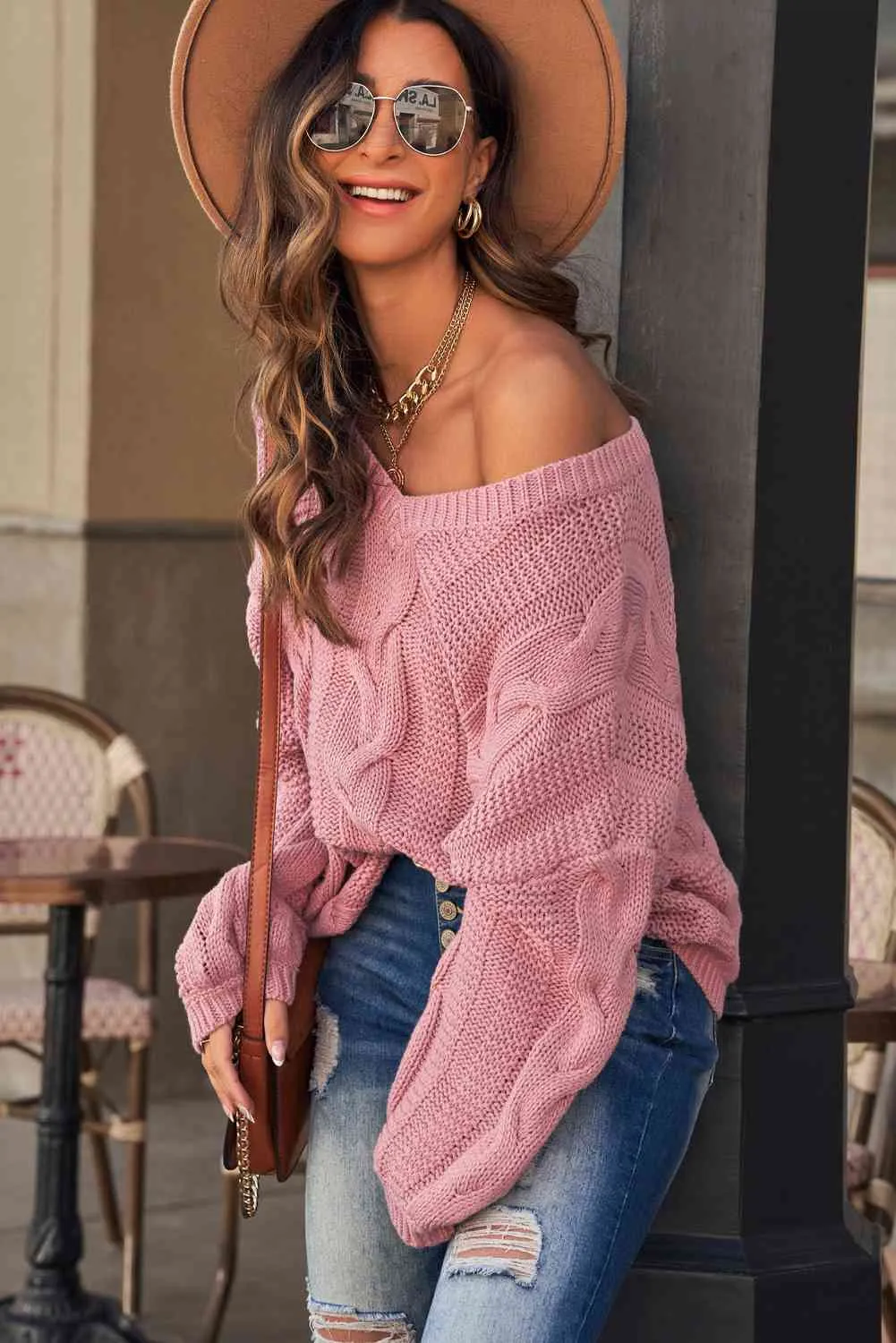 Casey Cable Knit Sweater