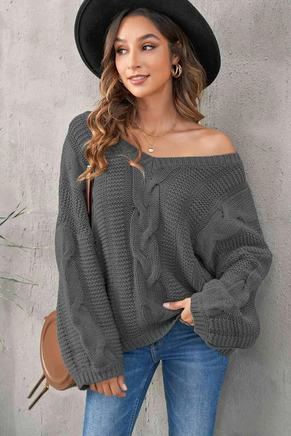 Casey Cable Knit Sweater