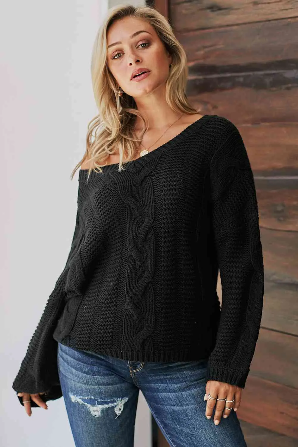 Casey Cable Knit Sweater