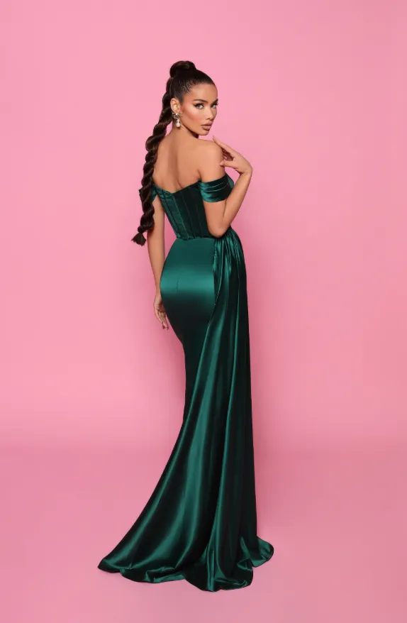 Christine NP185 Gown - Emerald