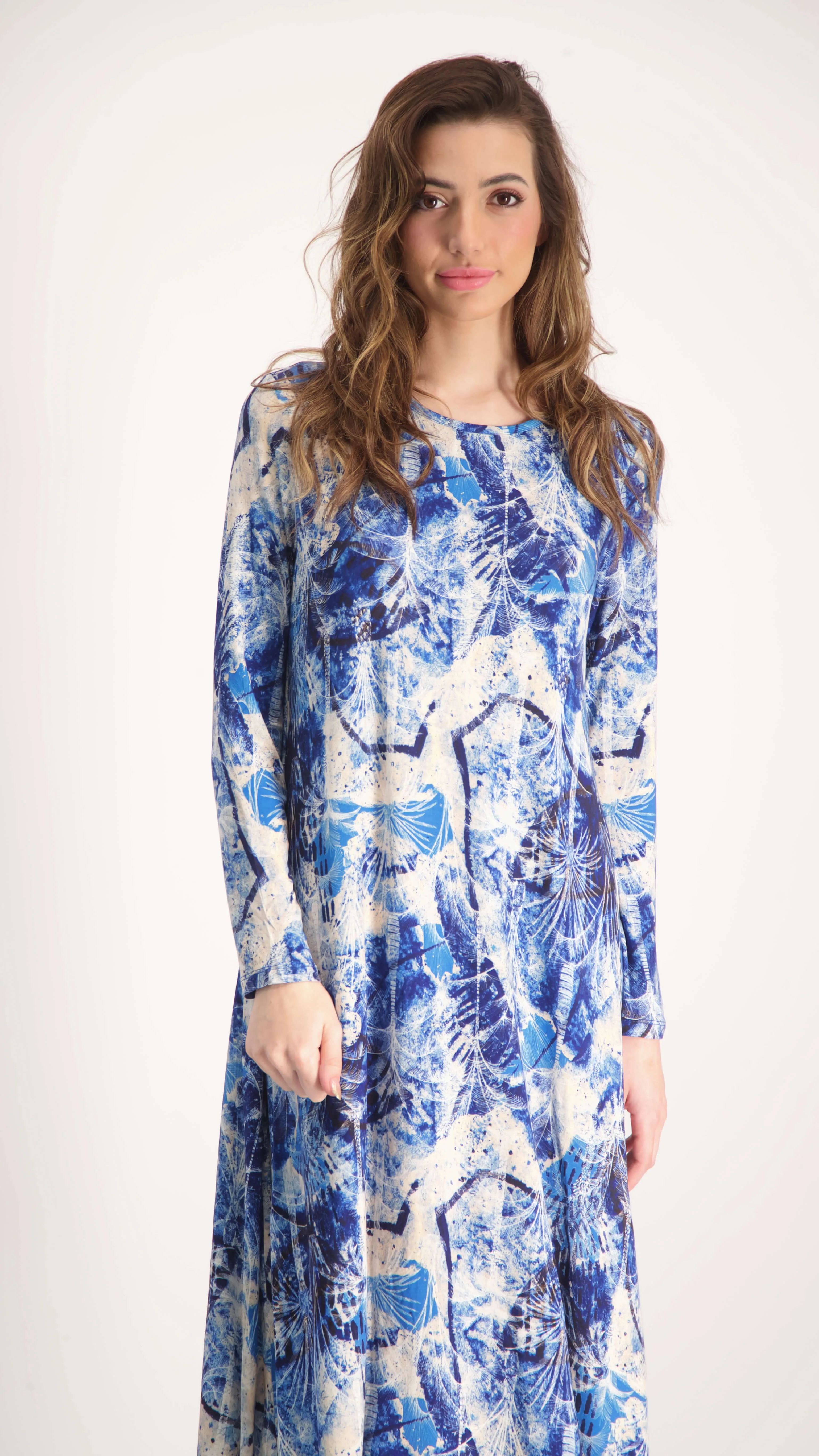 Collection Dress / Blue Leaves