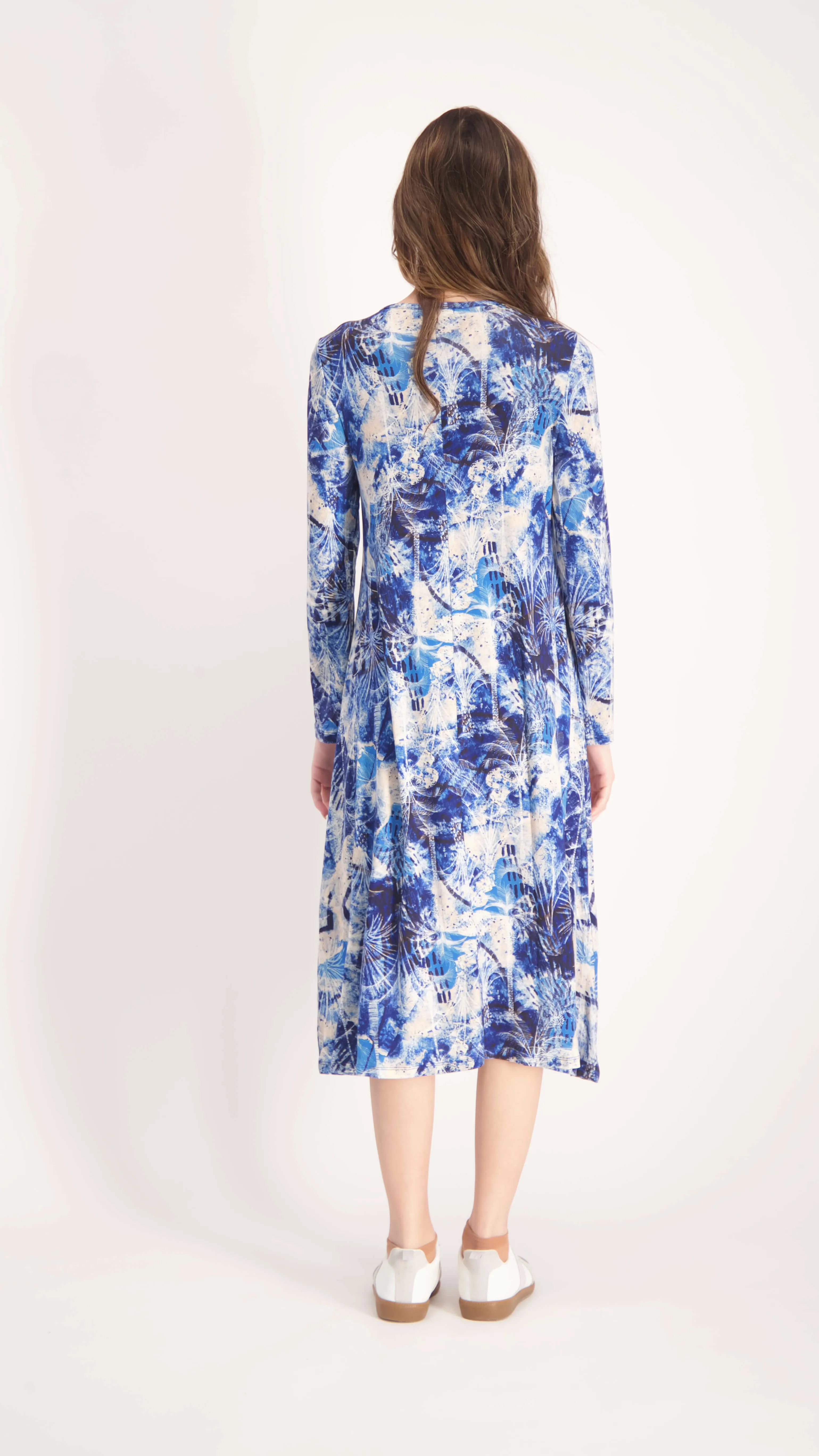 Collection Dress / Blue Leaves