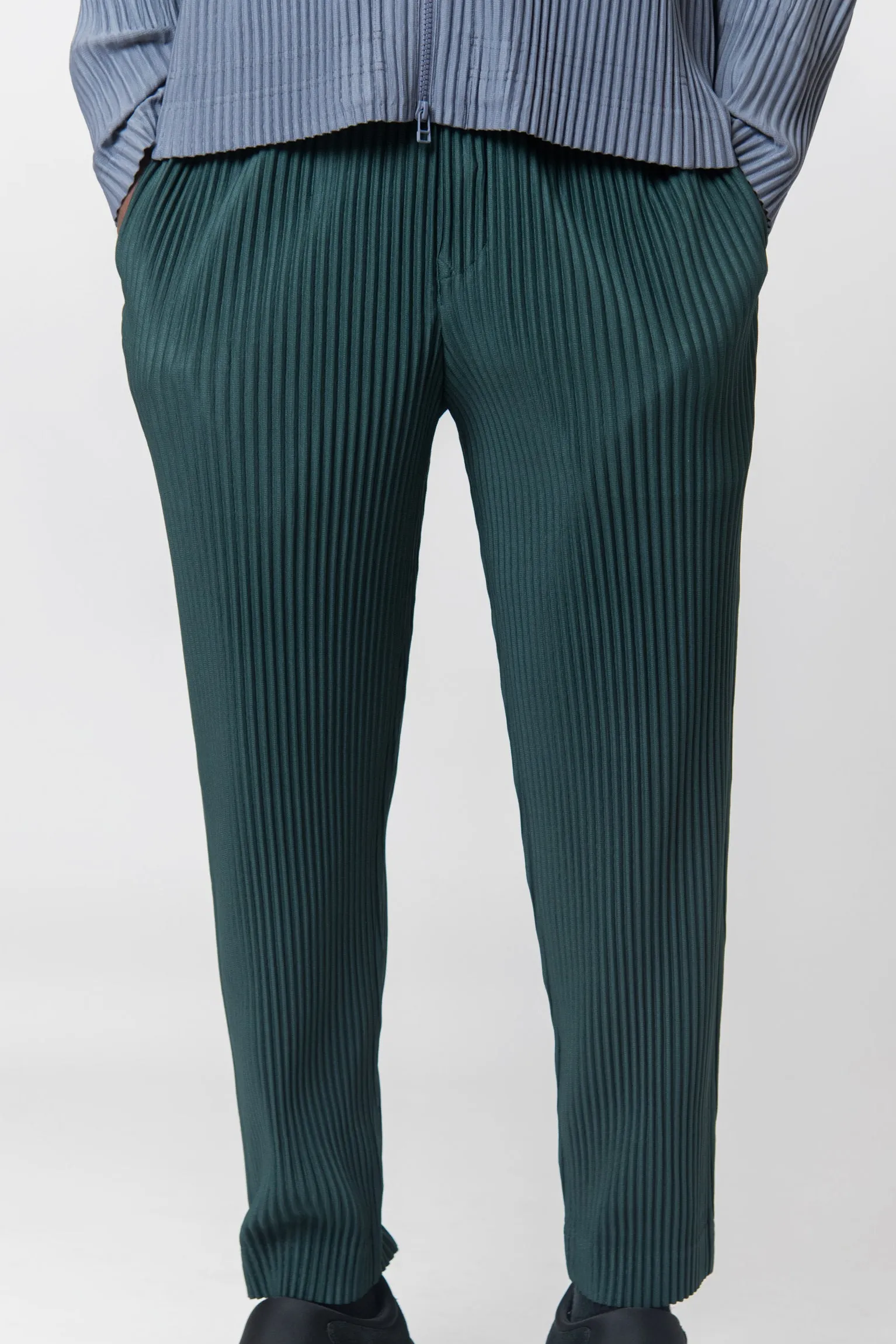 Colour Pleat Pant Deep Green JF184-69