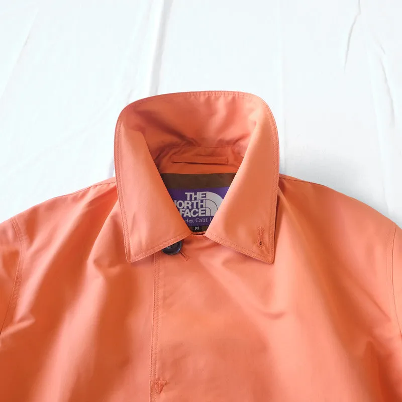 concealed placket rain coat