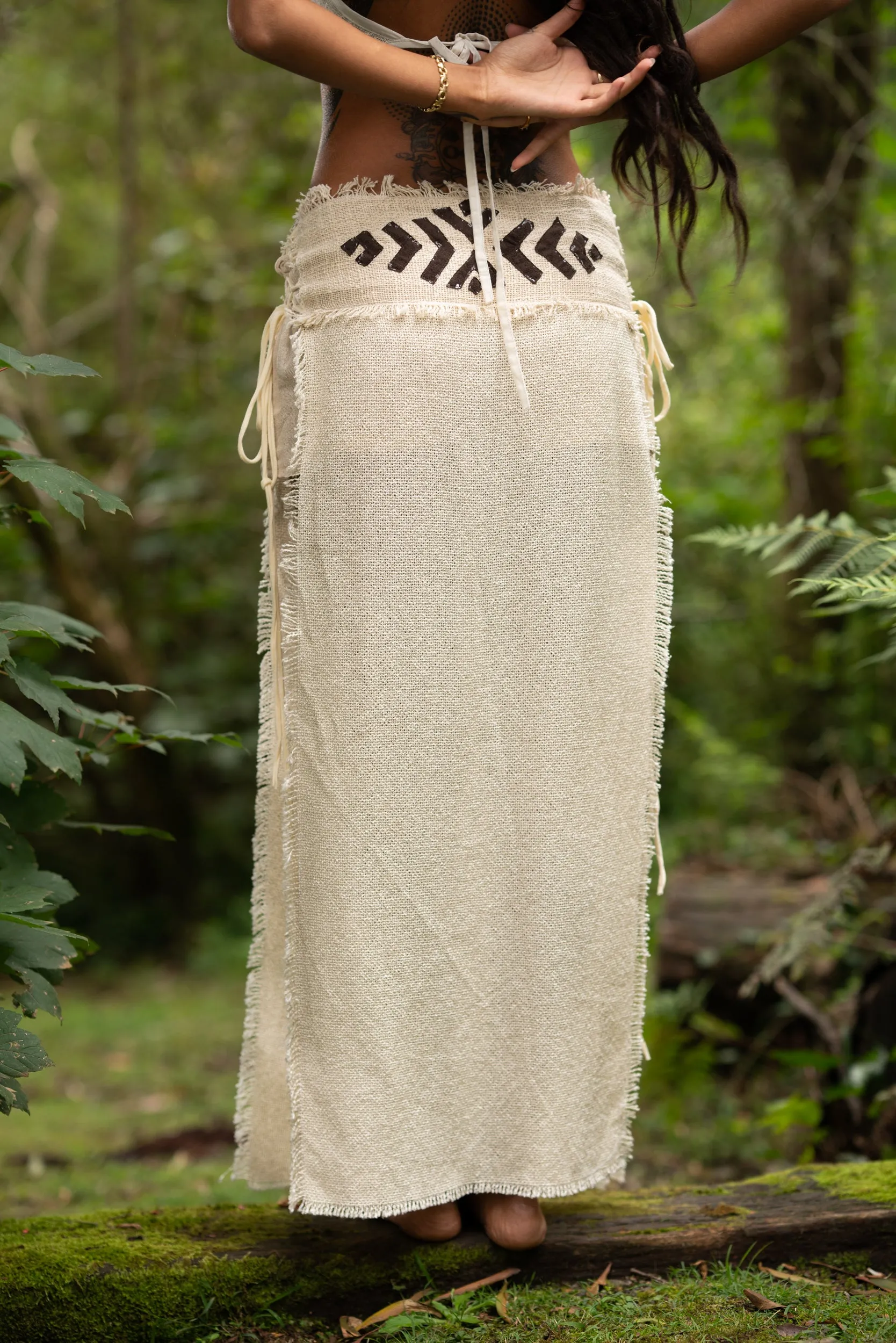 Daenerys Natural Cotton Skirt - Wholesale