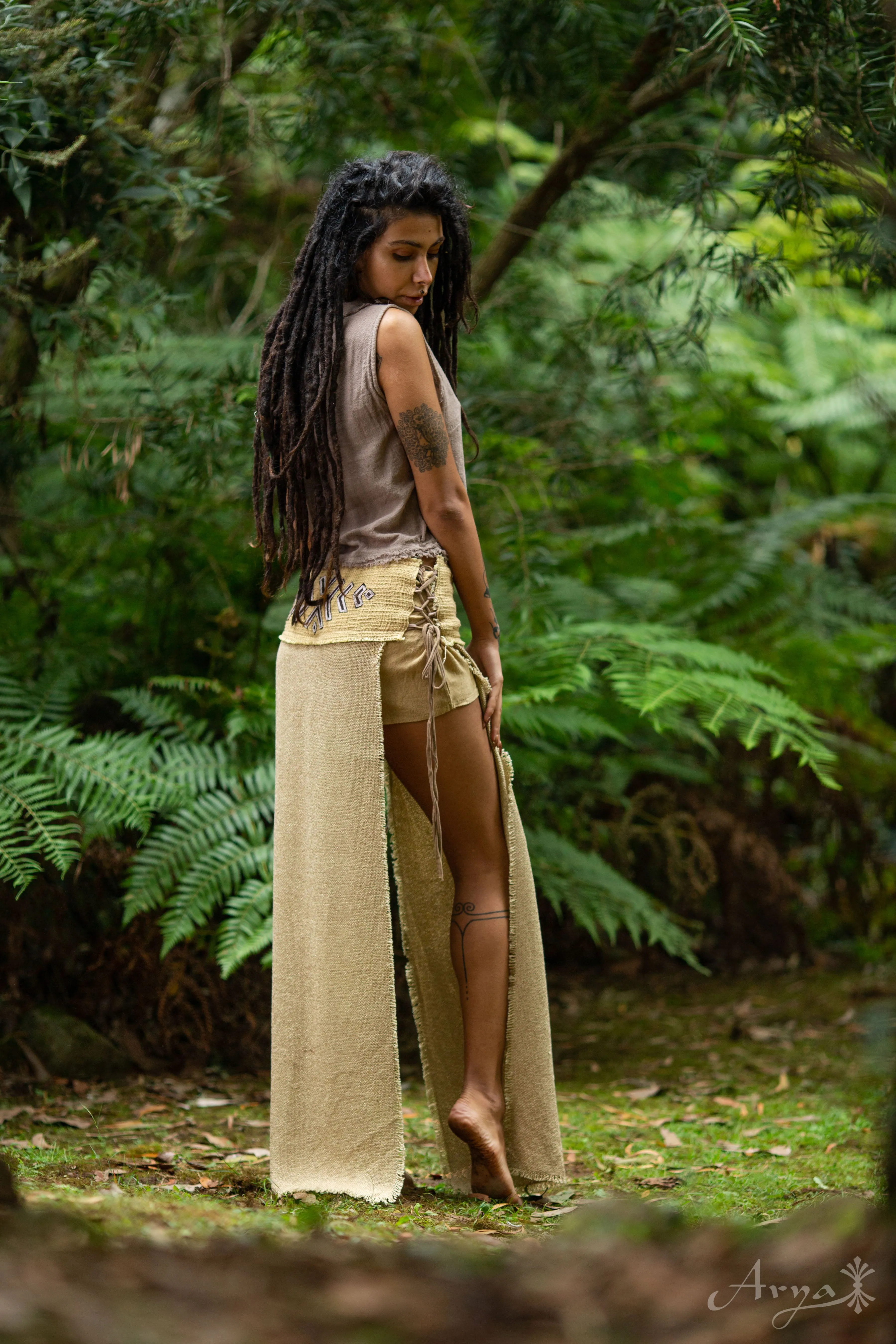 Daenerys Natural Cotton Skirt - Wholesale